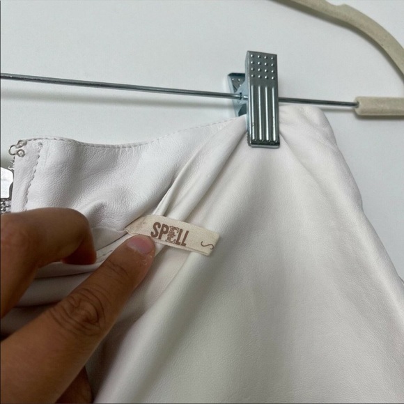 Spell Leather Fringe Skirt - Picture 5 of 10